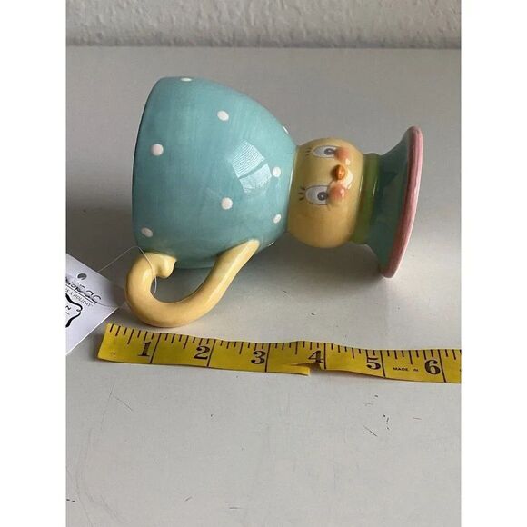 Johanna Parker Easter Dottie Chick Fancy Ceramic Mug Decor Spring NEW - Picture 11 of 11